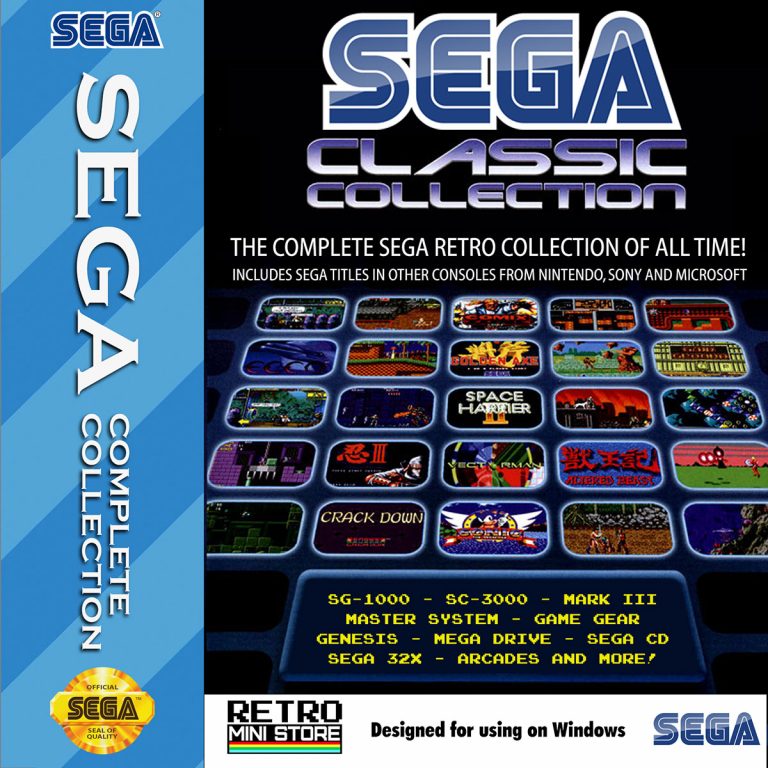 SEGA Complete Classic RetroBat Collection - Plug And Play 2TB Hard ...