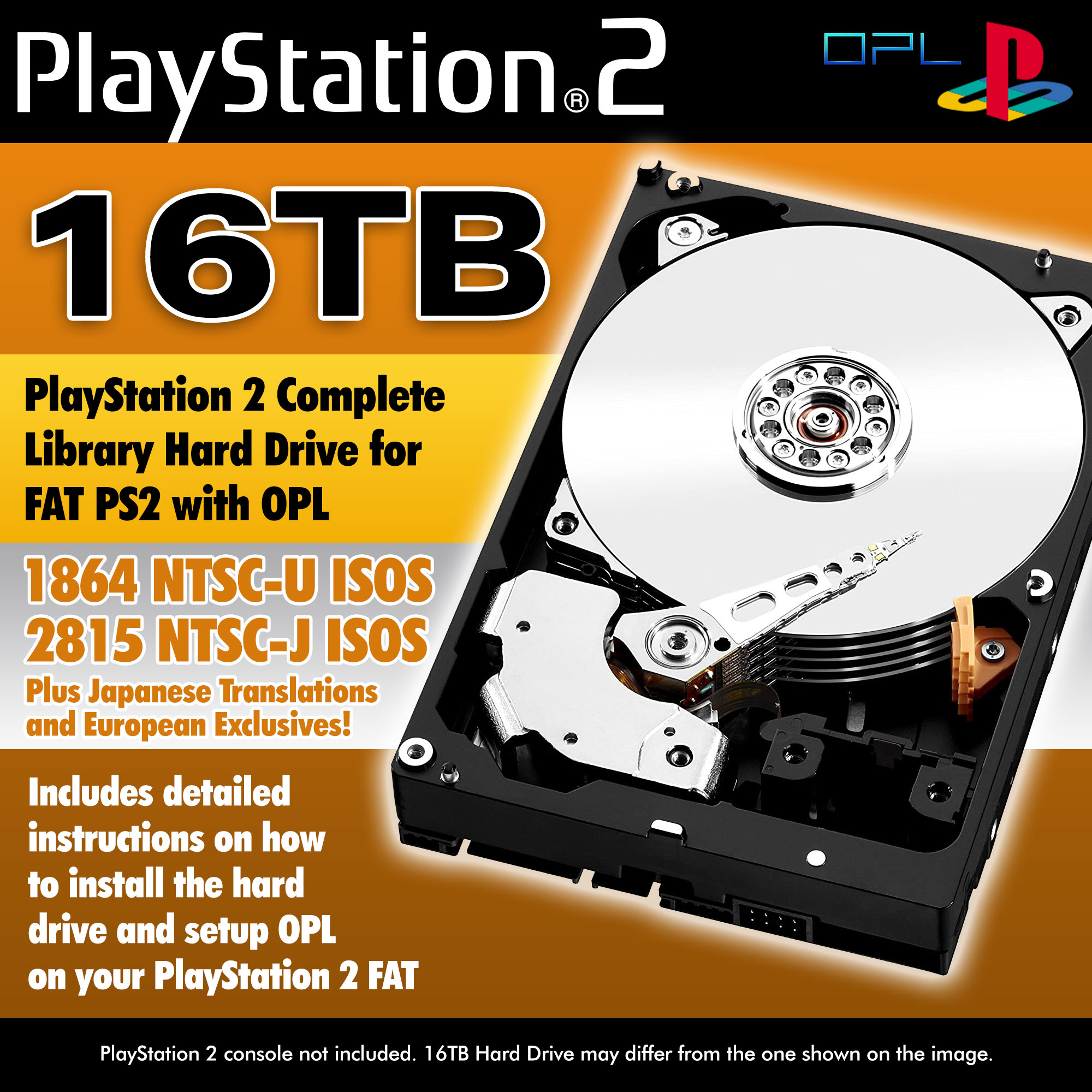 Playstation 2 Slim Ps2 Console  Hard Disk Playstation 2 Games