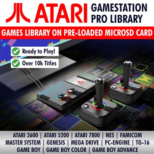 Atari Gamestation Pro Library Add Thousands of Games to your System